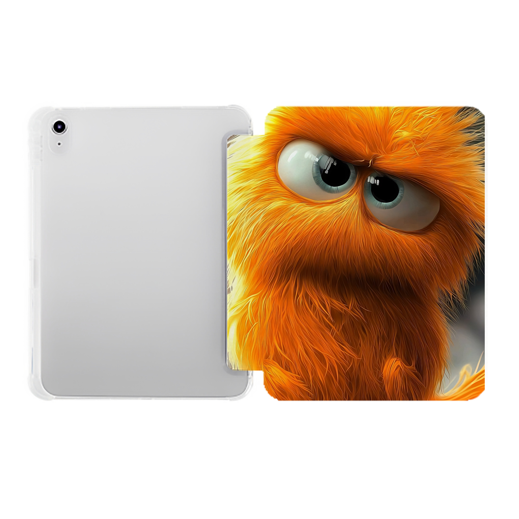 （画像用） Angry Birds アングリーバード IPad ケース ペン収納付き 三つ折りスタンド PUレザー×シリコン 対応機種9.5/10.5/10.9インチ